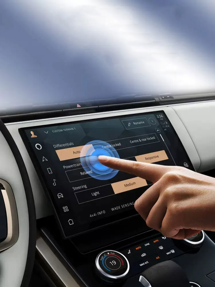 Grūdintojo Stiklo Apsauginė Plėvelė Land Rover Discovery Sporto 2023 Automobilių GPS Navigacija, Spidometras Galinės sėdynės TV LCD Ekrano Plėvelė . ' - ' . 0