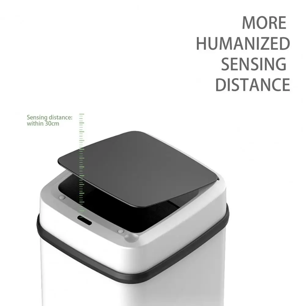 Automatinis Šiukšliadėžės Mažas Energijos Suvartojimas Smart Šiukšliadėžės Jautrus Namų Indukcijos Elektroninės Įrangos Atliekų, Šiukšlių Dėžę Touchless . ' - ' . 0