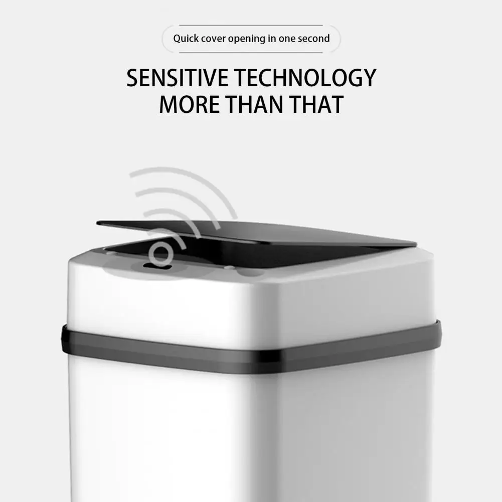 Automatinis Šiukšliadėžės Mažas Energijos Suvartojimas Smart Šiukšliadėžės Jautrus Namų Indukcijos Elektroninės Įrangos Atliekų, Šiukšlių Dėžę Touchless . ' - ' . 3