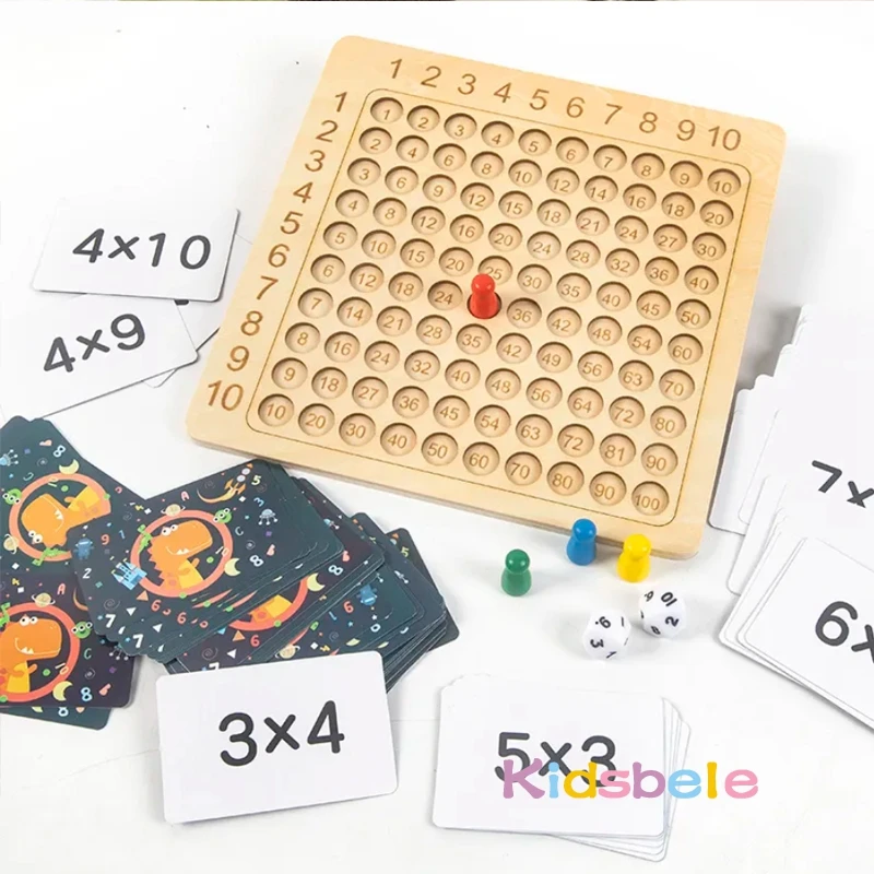 Vaikams, Mediniai Matematika, Daugyba Mokymo Priemonių Montessori Skaičiavimo Lentelė Valdybos Matematikos Žaidimas Ankstyvasis Ugdymas Švietimo Žaislai . ' - ' . 2