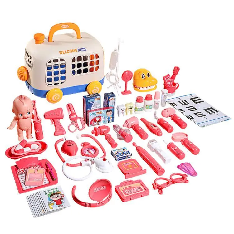 Vaikų Žaislų Rinkinys Modeliavimas Gydytojas Vienodas Slaugytojo Darbo Žaislai Vaikams Apsimesti, Žaidimai Vaikams Stetoskopas Vaidmenų Žaidimas Dovanų . ' - ' . 4