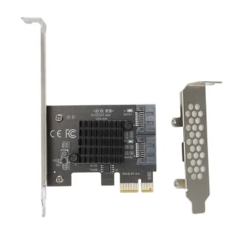 PCIe į SATA 3.0 Išplėtimo Plokštę 6Gbps Perdavimo Stabili Plug and Play PCIe SATA 3.0 Valdiklio Plokštę, skirtą Staliniams kompiuteriams naujas
