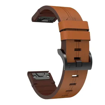 Garmin Fenix 6 / 6 Pro natūralios Odos Juosta, Diržu, Fenix 5 / 5 Plus Smart Žiūrėti Pakeitimo Apyrankę, Diržą 22mm Watchband