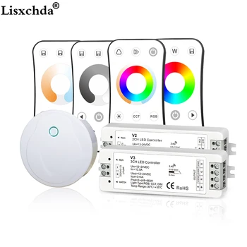 WirelessLED Valdytojas Dimeris 2.4 G RF Nuotolinio Valdymo pultas / WiFi APP Kontrolės Full / RGBW / RGB / Dual Baltos spalvos LED Juostelės