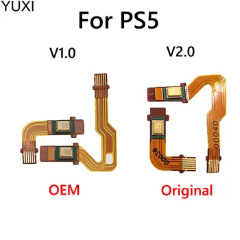 YUXI 1Set Mikrofonas Flex Kabelis Pakeisti PS5 Rankena Vidinis Mikrofonas Juostelės Kabelis PS5 V1 V2 Valdytojas