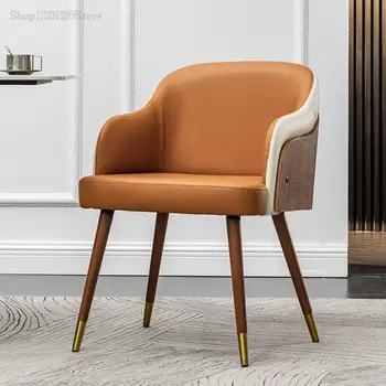 Prabanga Šiaurės Valgomojo Kėdės Atramą Poilsio italijos Minimalistinio Valgomojo Kėdės Šiuolaikinės Dizaineris Cadeira Postmodernaus Baldai GXR45XP