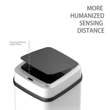 Automatinis Šiukšliadėžės Mažas Energijos Suvartojimas Smart Šiukšliadėžės Jautrus Namų Indukcijos Elektroninės Įrangos Atliekų, Šiukšlių Dėžę Touchless
