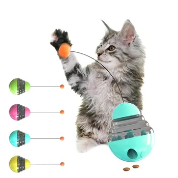 Naminių gyvūnų prekių masažuoklis katė žaislas ištekėjimo maisto kamuolys funny cat stick žaislas kamuolys nuo hi artefaktas įspūdį sąveika