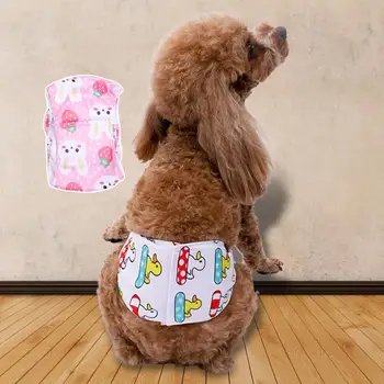Šuo Menstruacijų Diržo Kvėpuojantis Kovos su priekabiavimu Animacinių filmų Antis Spausdinti naminių Gyvūnėlių Šuniuką Šunų Fiziologinių Apatiniai Estrus