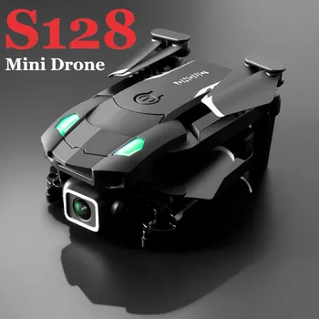 Naujas S128 Mini Drone 4K Profesinės HD Dual Camera RC Dron Kliūčių Išvengimo, Sulankstomas Quadcopter Vaikams, Žaislai, Dovanos VS K9Pro