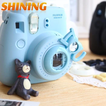 Fujifilm Instax Mini 8 7S Close-Up Lens autoportretas Veidrodis Momentinių Kino Kamera, IOU, Puikus Objektyvo Modelio 4 Spalvos Priedai