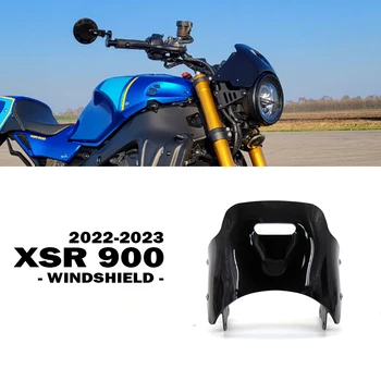 XSR900 Priedai Motociklas, Naujas priekinis Stiklas, už Yamaha XSR 900 2022 2023 prekinis, galinis Stiklo Lauktuvės Padengti Vėjo Skydelis Reflektoriai Akrilo