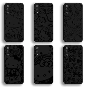 Sanrio Mielas Hello Kitty Telefoną Atveju Huawei Honor 30 20 10 9 8 8x 8c v30 Lite peržiūrėti 7A pro