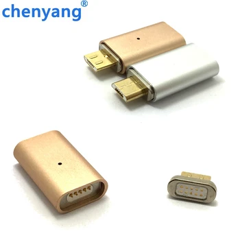 Magnetinio Micro USB, adapteris Micro USB Moterų Įkrovimo Duomenų sinchronizavimo Kabelis Samsung HTC LG Huawei
