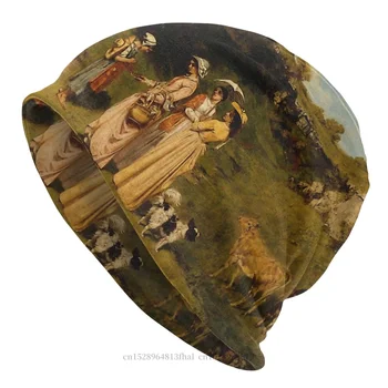 Skullies Skrybėlę Jaunų Merginų Kaime Kepuraitė Kepurės Gustave Courbet Prancūzų Realizmo Cubists Dailininko Slidinėjimo Kepurės Medvilnės Variklio Dangčio Skrybėlės