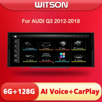 WITSON automobilių stebėti Android 11 auto AUDI Q3 2012 2013 2014 2015 2018 8G 256 GB Automobilio garso sistemos multimedia Player-navigacija gps