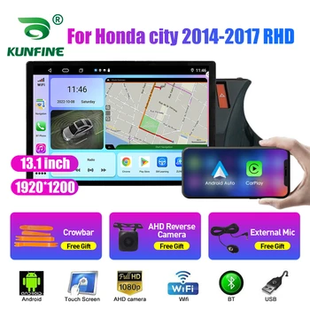 13.1 colių Automobilio Radijo Honda miestas 2014-2017 RHD Car DVD GPS Navigacijos Stereo Carplay 2 Din Centrinio Multimedia 