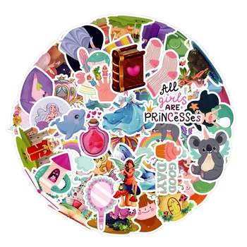 10/50Pcs Anime Princesė Lipdukai Istorija Vandeniui Riedlentė Nešiojamas Animacinių filmų Stiker Vaikams, Žaislai 2022