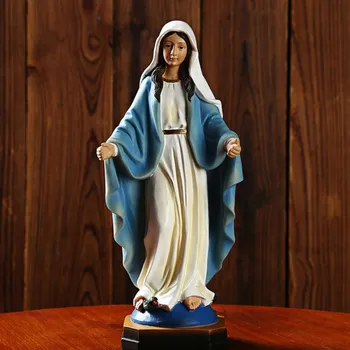 Our Lady Of Grace Palaiminti Statula Mergelės Marijos Statula Katalikų Religinės Dovanos Dervos Spalvos Statula Statulėlės Sodo Katalikų