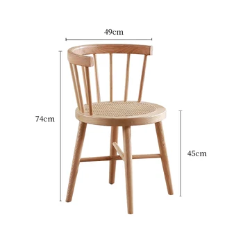 XK masyvo, Medžio Rotango Austi Silent Stiliaus Valgomojo Kėdė Dizaineris Laisvalaikio Sofa-lova, Kėdė, Kėdės Atlošas