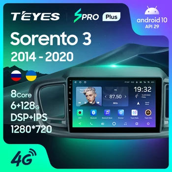 TEYES SPRO Plius Kia Sorento 3 2014 - 2020 M. Dešiniajame vairuotojo Automobilio Radijo Multimedia Vaizdo Grotuvas, Navigacija, GPS Android 