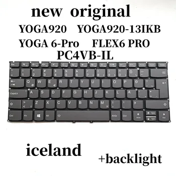 ISLANDIJA foninio Apšvietimo Klaviatūra Lenovo JOGOS 920 JOGOS 920-13IKB JOGOS 6-Pro FLEX6 PRO PC4VB-IL PK1314U2A24