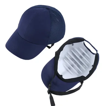 Sunku Skrybėlę darbo drabužių siuvimas Galvos Apsauga Top 6 Skylėmis Virimui Bžūp Darbo Saugos Šalmas ABS Vidinis apvalkalo Beisbolo Kepurę Stiliaus Apsaugos
